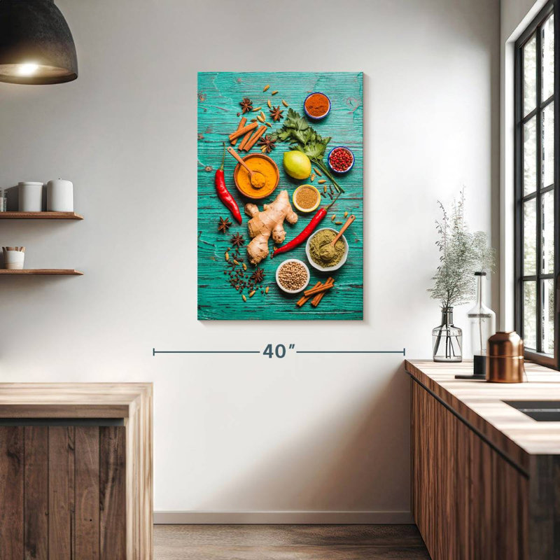 Yarlin Healthy Spices Table, 39" H x 26" W