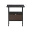 Stanbridge Side Table Nightstand with Fabric Storage Bin-466330007
