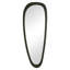 Miroir asymétrique irrégulier pleine longueur avec cadre en bois massif, miroir de plancher mural biologique-353052980-353052982