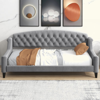 Modern Luxury Tufted Button Daybed