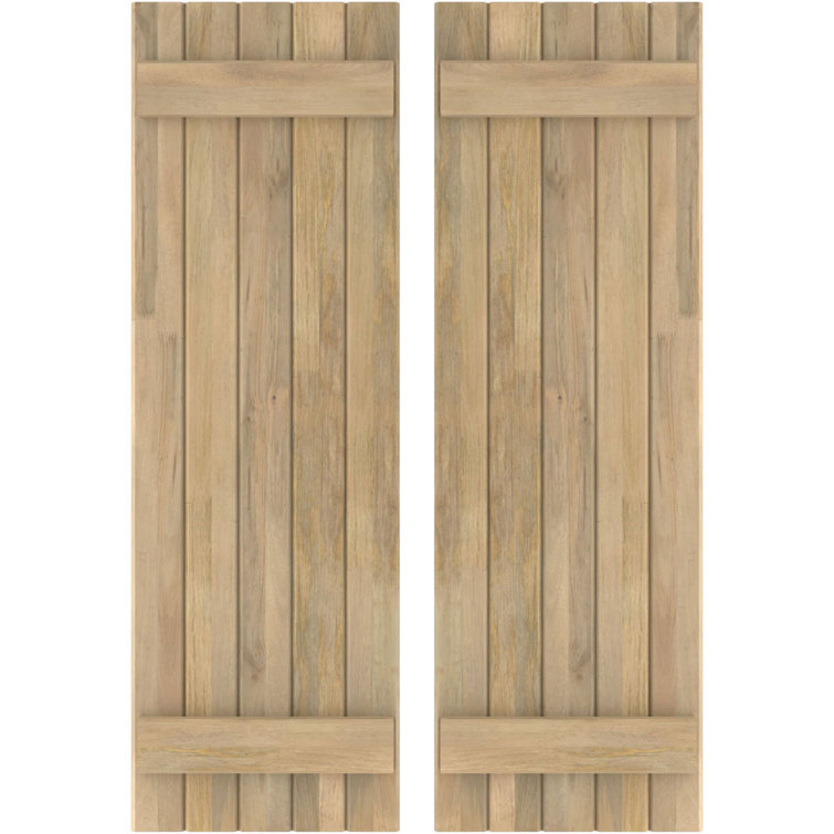 Volets de planche-n-lattes (par paire) Americraft (2 lattes)