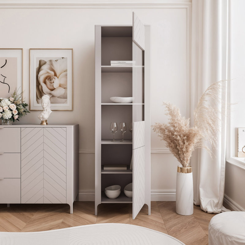156cm H x 88cm W Bookcase, Cashmere