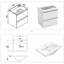 Cleburn 500mm Single Bathroom Vanity with Drop In Resin Basin-541242701