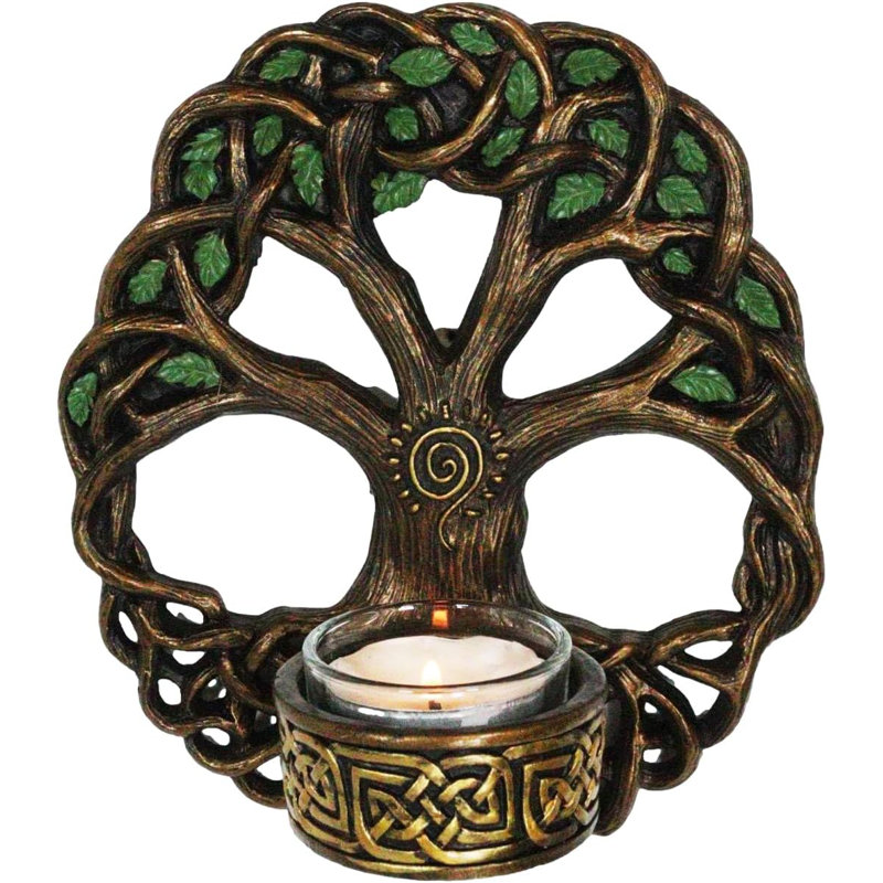 Applique murale bougeoir Wiccan