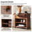 Elfine Traditional 28"W 1-Drawer Curved Front Solid End Table with Pull-out Tray-1330641075