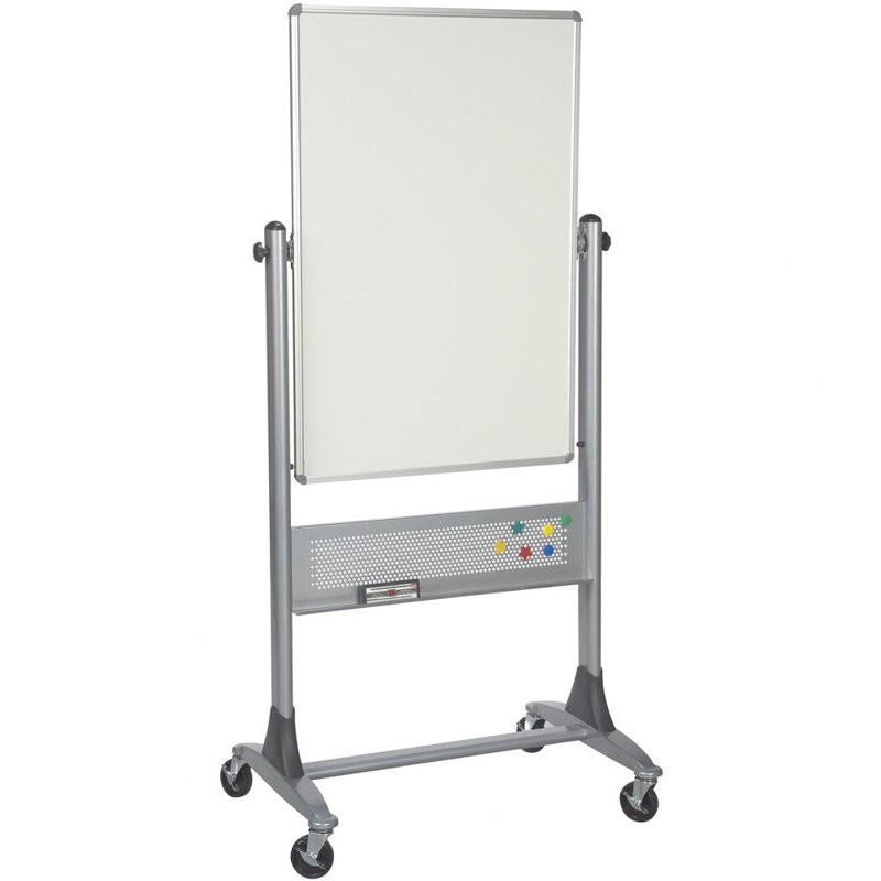 Platinum Reversible Freestanding High Pressure Laminate Reversible Small - 2' - 4' Whiteboard