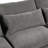 6 Piece U-Shaped Sectional Sofa Set With Movable Stotrage Ottoman, Oversized 132" Modular Linen Upholstered Cloud Couch-988467734