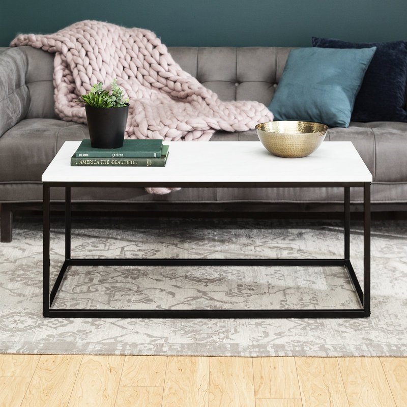 Anna Frame Coffee Table, Marble