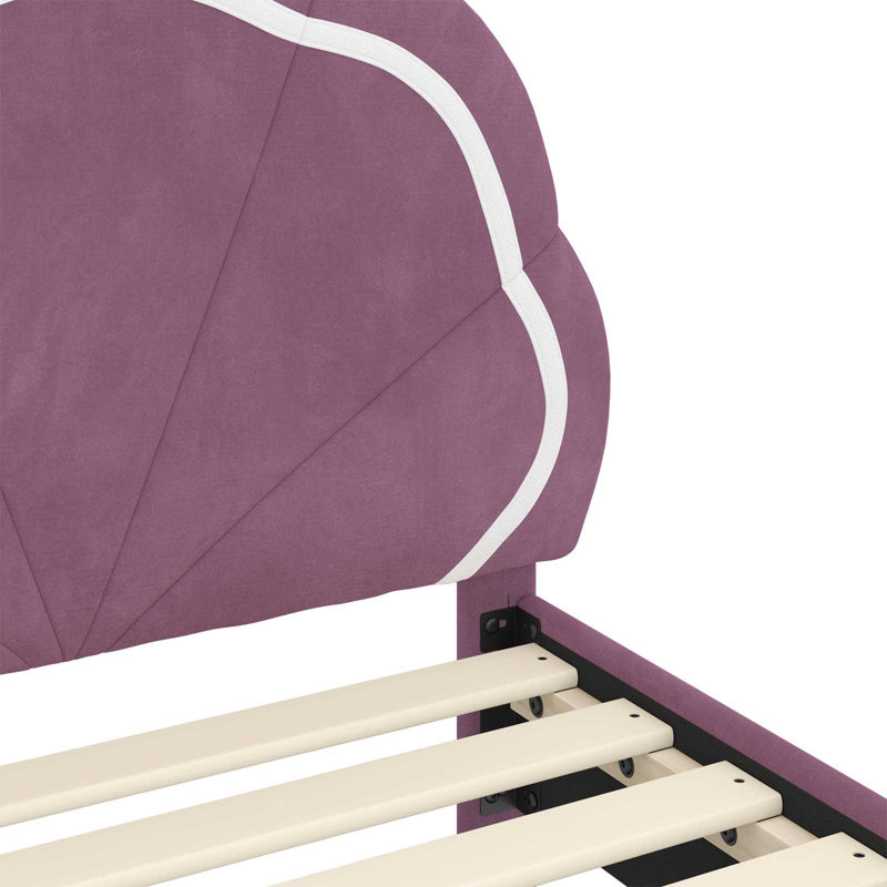 Bed Frame, European Single (90 x 200 cm), Purple