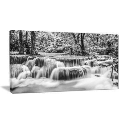 « white erawan cascade », impression sur toile