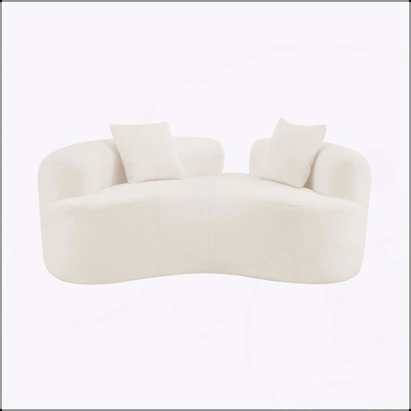 Causeuse éponge à compression complète Boneless, Blanc