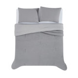 Textured Waffle Weave Comforter Set