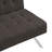 WOOD FRAME STAINLESS LEG, FUTON, SOFA BED Espresso
