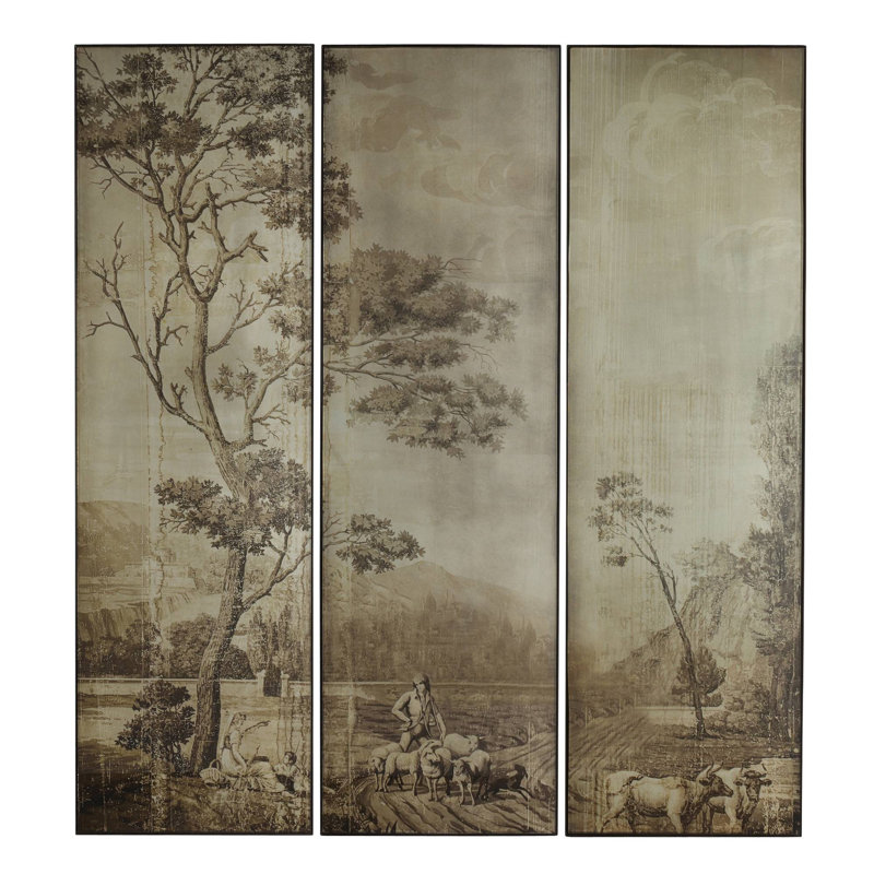 Pastorale Wall Plaques, Set of 3