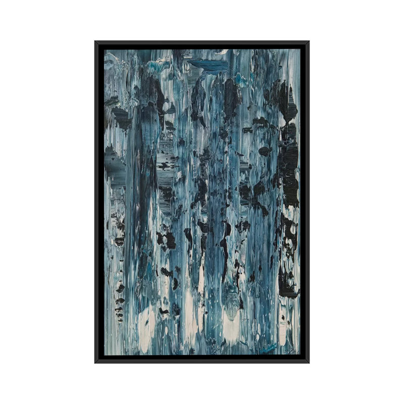 «Œil gauche», reproduction sur toile, H 26 po x l 18 po x P 1,5 po, Toile avec cadre noir