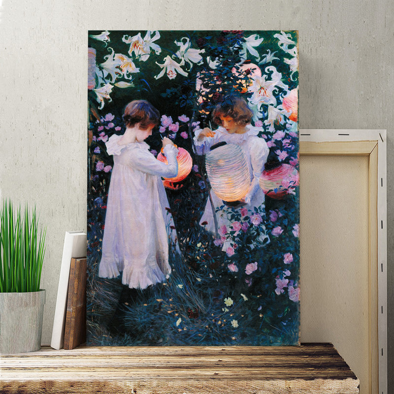 Carnation, Lily, Lily, Rose by - Wrapped Canvas, 100cm H x 70cm W