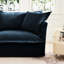 De 2 fauteuils - chenille bleue, siège profond relax confortable pour le salon, la chambre à coucher, l'espace de travail en chenille, la chambre de luxe et au-delà des coussins moelleux, fabrication-600718606