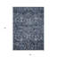Tapis d'intérieur lavable extérieur bleu marine et bleu ciel 5 pi x 8 pi