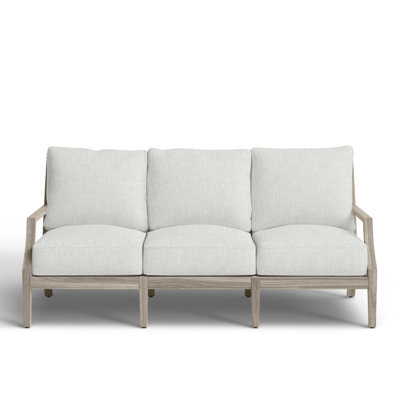 Haley Teak Sofa - Oyster