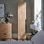 Phoenix 1 Door Hanging Rail Bedroom Storage Wardrobe-301513336