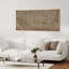 «Mid Century Shape Abstract Dot Matrix», reproduction d'art encadrée sur toile dans des tons de terre-96074454-111664883