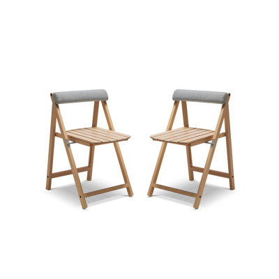 Calme Jardin Patio Dining Side Chair with Cushion