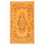 Tapis orange à transition de couleur 3 pi 10 po x 6 pi 11 po