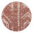 Loreen Geometric Machine Woven Rectangle 9'10" x 13' Polypropylene Indoor / Outdoor Area Rug in Rust Red-1979756815