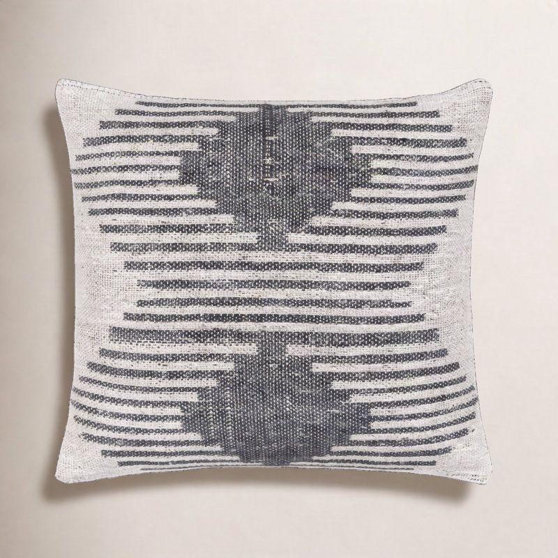 Mahala Geometric Modal Reversible Throw Pillow, 18" H x 18" W, Polyester/Polyfill