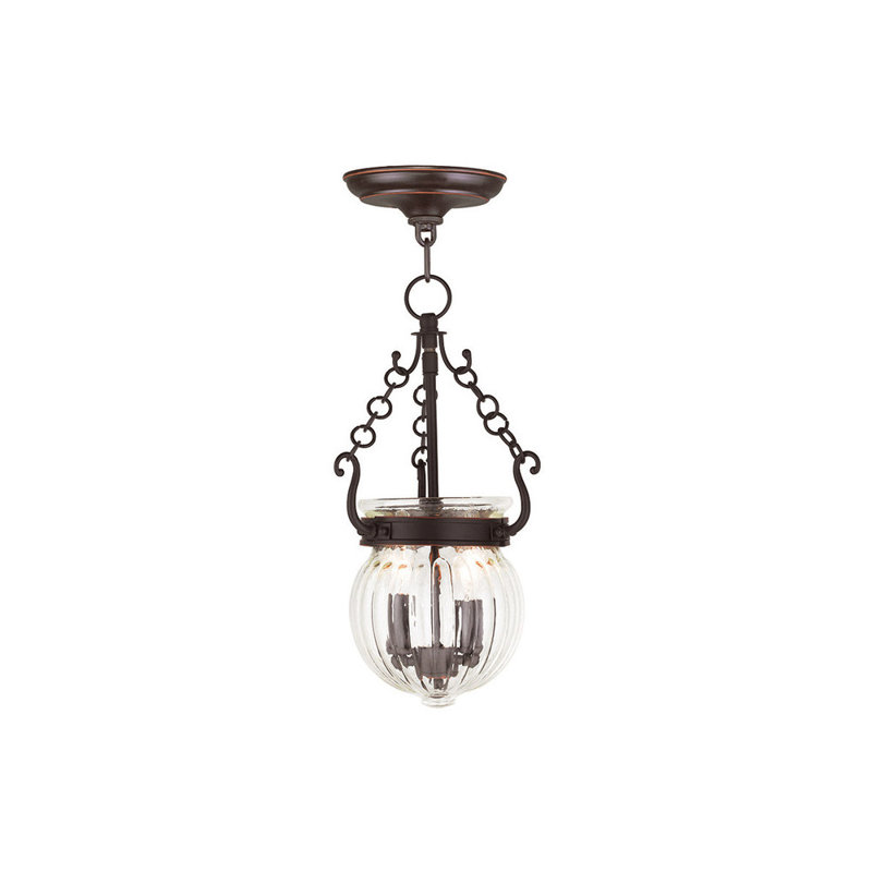 Luminaire suspendu urne 2 lumières Arthuro