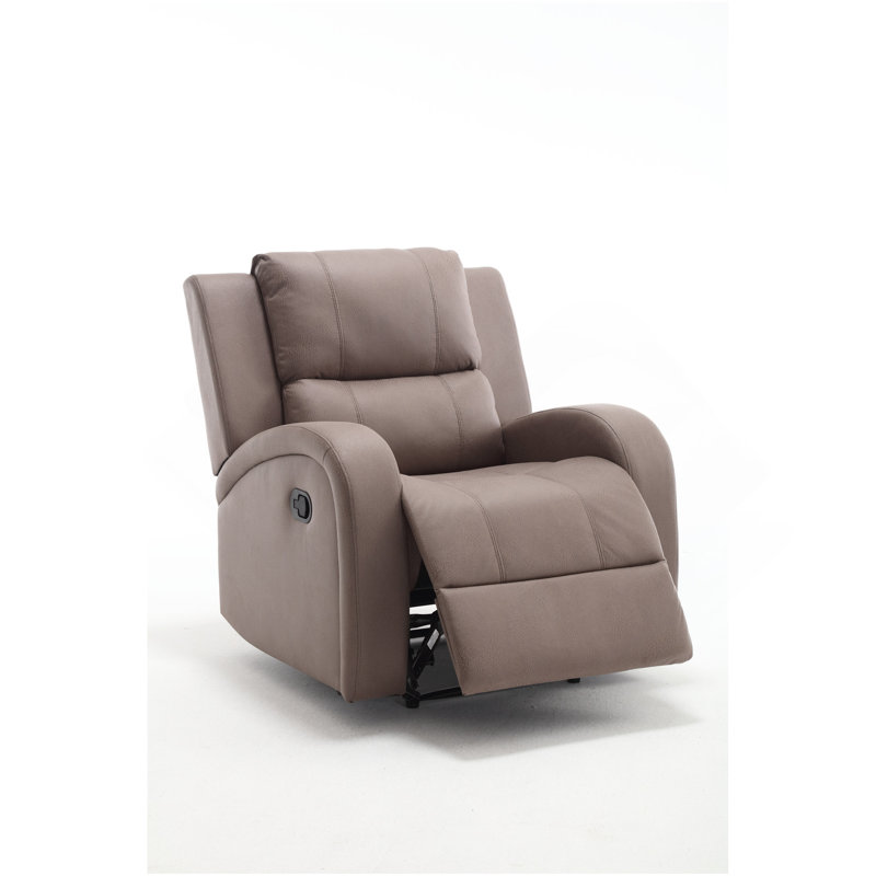 Fauteuil inclinable manuel moderne en similicuir