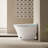 Zarautz Elongated  Smart Bidet Toilet with Clean Foam Shield Splash Proof,Built in Tank,ADA Chair Height, Heated Seat, Dryer & Foot/Remote Flush,Child wash,Dual Remote Control