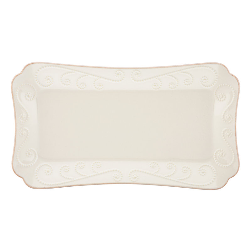 French Perle White Hors D' oeuvres Serving Tray