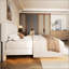 Lit flottant avec lumière White Boucle