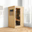 Sauna infrarouge FAR pour 1 personne à l'intérieur, sauna personnel compatible 1200W avec panneau de contrôle, porte-gobelet et lumières-112742289-112742292
