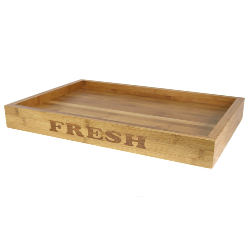 Plateau de service et support en bois / plastique Rosseto