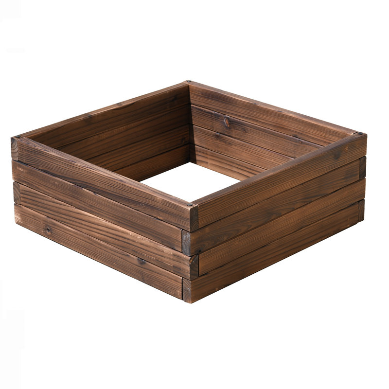 Ayube Wood Raised Garden Bed, 22.50cm H x 60cm W x 60cm D