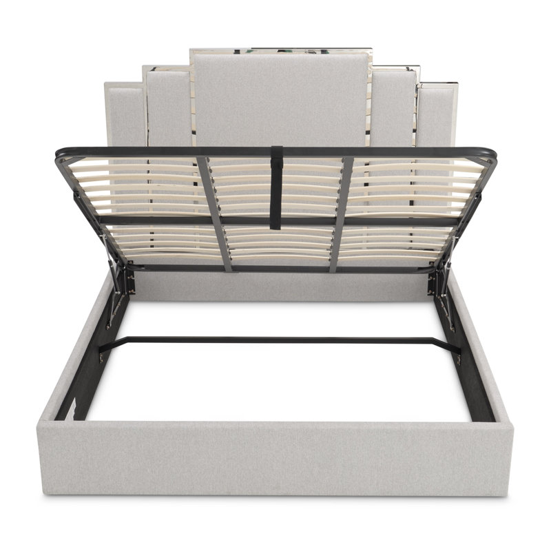 Upholstered Storage Bed, King
