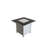30" Powder-Coated Metal Fire Pit with Smoked Glass Lid-1192345515