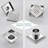 5.91'' Square Grid Shower Drain With Flange-88742746
