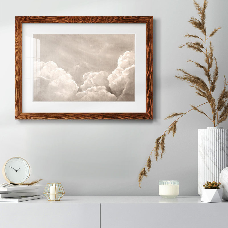 Painted Clouds II, Érable, H 14 po x l 20 po x P 1,5 po