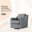 Upholstered Swivel Armchair-665445166