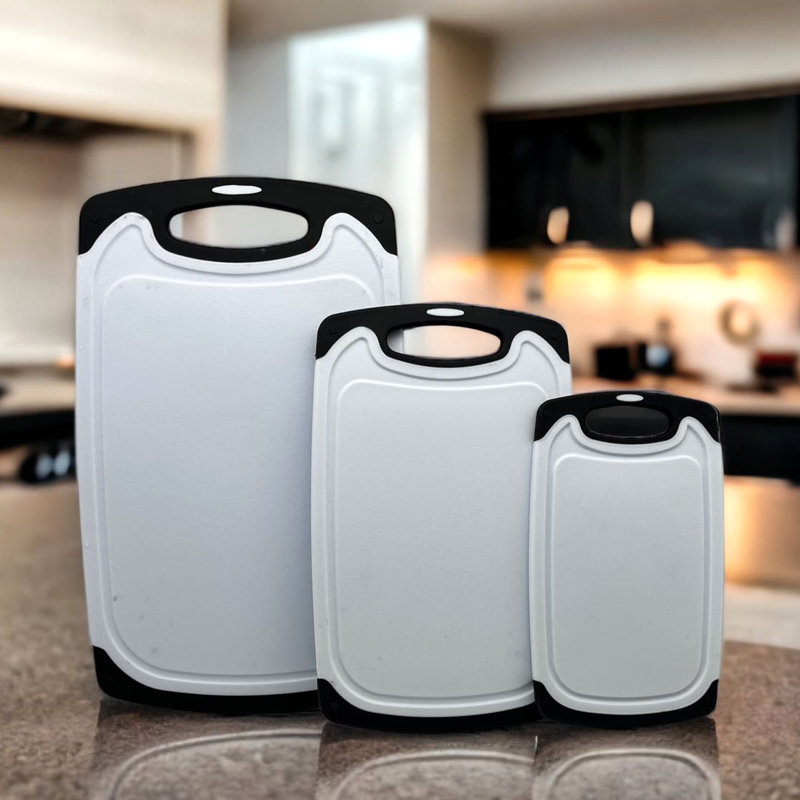 Plastic Cutting Boards For Kitchen 3 Pcs