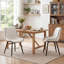 Chaise d'appoint moderne en similicuir avec pieds en métal-1561762508