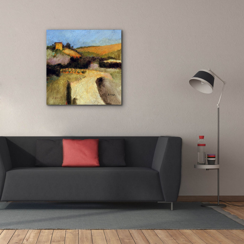 «Castello Pastine 1» par J.E. Knauf, art mural sur toile, H 37 po x l 37 po x P 1,5 po