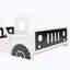 Lit plateforme classique avec roulettes en forme de voiture-381872719