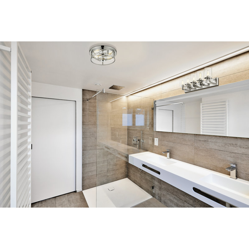 Attah Glass Flush Mount