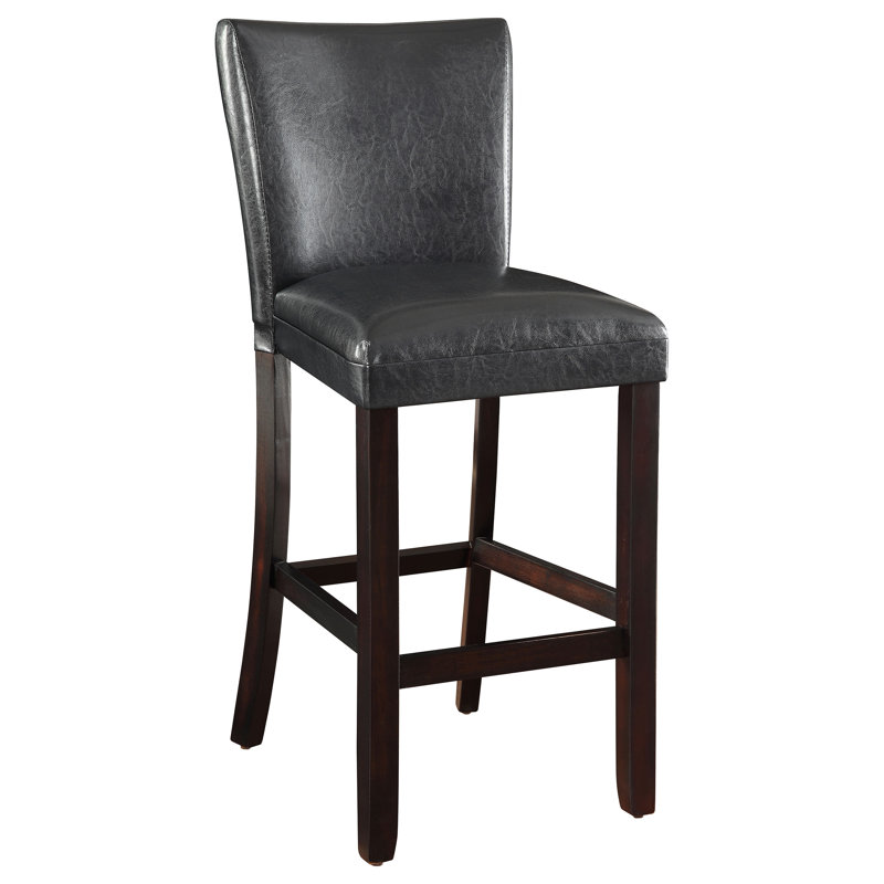 Faygah Upholstered Counter Stool with Solid Wood Frame