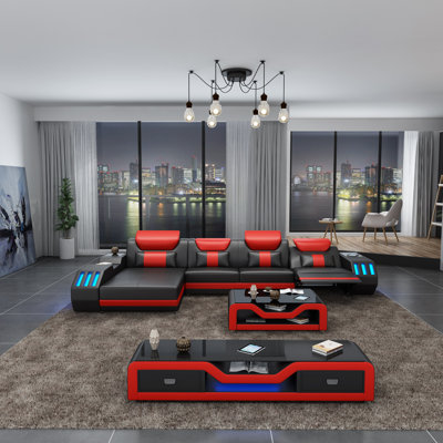 Starfighter Upholstered Power Reclining L-Shaped Sectional