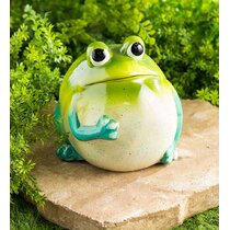 3pc Sculptures et Statues de Jardin Grenouille Decoration de Jardin  Grenouille Cadeau Femme Jardin Zen déco de Jardin extérieur